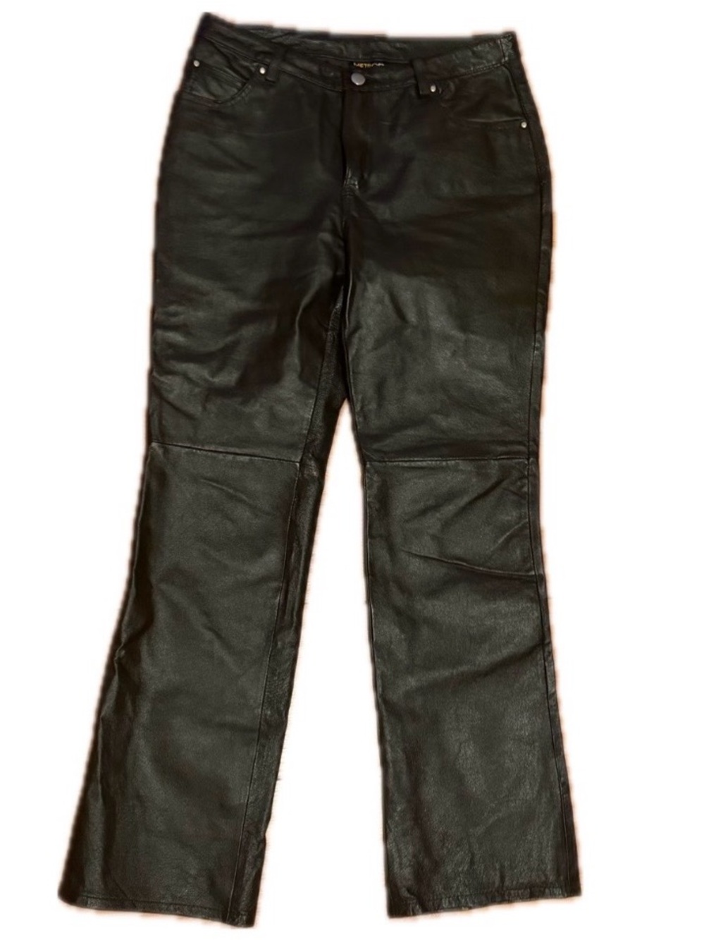 Metrostyle Black Leather Pants